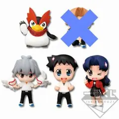 ヱヴァンゲリヲン　一番くじ　ぷちえヴぁ　ミニフィギュア　F賞　4種セット　②