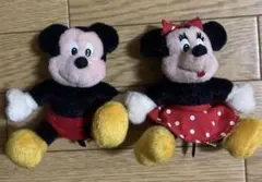 ミッキー ミニー ぬいぐるみ キーホルダー セット