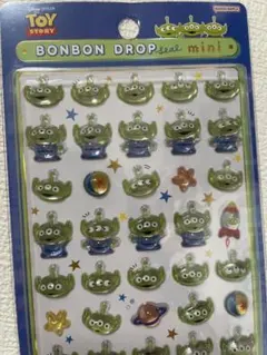 【正規品】ボンボンドロップシール　リトルグリーメン　ディズニー