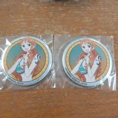 ワンピース　USJ usj　ユニバ　缶バッジ　ナミ２個セット