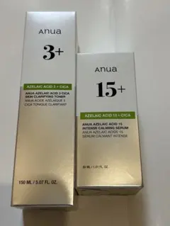 Anua アヌア アゼライン酸15％＋CICAインテンスカーミングセラム　トナー