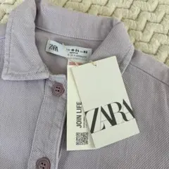 春SALE☆ZARA ボタン付きジャケットラベンダー