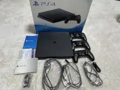 プレイステーション 4 本体 + 訳アリコントローラー3つ