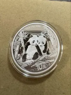 1994年 中国パンダ銀貨 10元 1オンス 純銀 - メルカリ