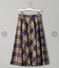 【定価2万円】UNITED ARROWS フレアスカート チェック柄