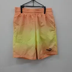 (7) PUMA オレンジ・イエロー グラデーション ショートパンツ
