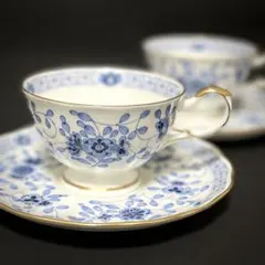 【新品・箱付】NARUMI ナルミ ミラノ ティーカップ 2客セット 金彩