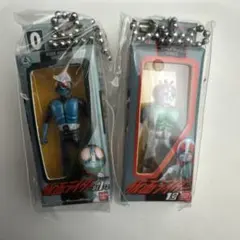 仮面ライダーソフビパッケージチャーム旧1号＆1号
