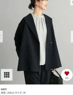 新品未使用　DOORS　ダブルクロスショートガウン　ネイビー　ジャケット　卒業式