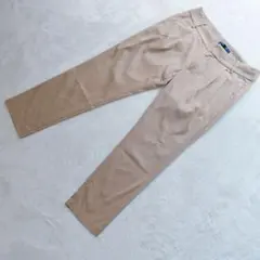 ユナイテッドアローズ タック テーパード チノ パンツ（S）ベージュ オフィスのサムネイル
