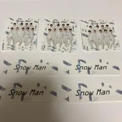 SnowMan フレークシール