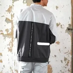 LUXE/R GOLF ストレッチ布帛プルオーバー 45932icel