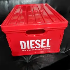 【新品未使用】DIESELディーゼル コンテナBOXセット赤(4箱) ノベルティのサムネイル