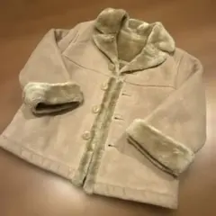 COMME CA ISM ベージュ コート 100cm コムサイズム