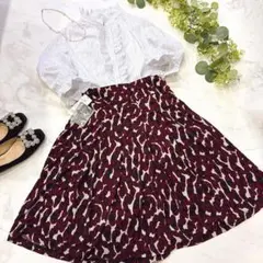 新品✨オフィスカジュアル 女子会 ブラウス・スカート2点セット コーデ売り M