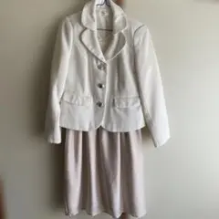 persodea ホワイト スカートスーツ 15号