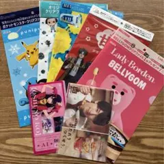 ノベルティ　クリアファイル　セット　まとめ売り