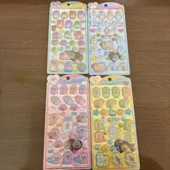 正規品♡うるちゅるポップシール　おぱんちゅうさぎ　んぽちゃむ　きみまろ　コンプ
