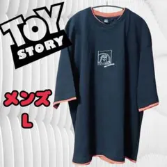 Tシャツ メンズ ブラック キャラクター トイストーリー