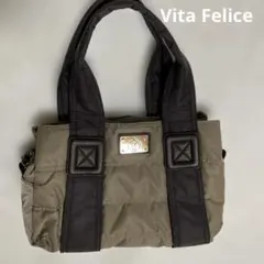 未使用vitafeliceヴィータフェリーチェ　キルティングトートバッグ