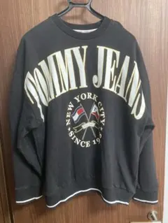 TOMMY JEANS トミージーンズ デカロゴ スウェット トレーナー M