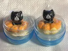 ふくふくにゃんこ　スイーツスクイーズ　クロ助　ドーナツ