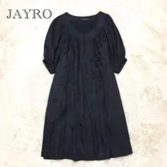 JAYRO ジャイロ レースアップ ワンピース 黒 パフスリーブ チュニック 夏のサムネイル