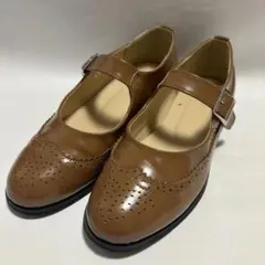 merlot plus パンプス　ローファー　ブラウン　Mサイズのサムネイル