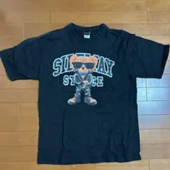 SIDEWAY STANCE Tシャツ ベアプリント ブラック M