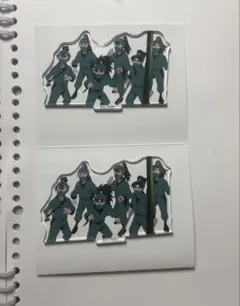 アニメシーンアクリルスタンド 六年生 文次郎 仙蔵 小平太 長次 留三郎 伊作