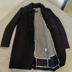 ほぼ新品トゥモローランド ブラックステンカラーコート サイズ46 ライナー付