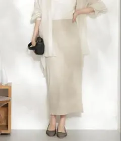 nano universe ブライトリブタイトスカート