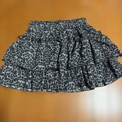 レオパード柄 ミニスカート