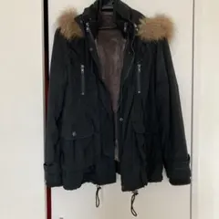 6WAY 美品　ブルゾン　ジャケット　アウター　ボア　帽子ファー着脱可　春秋冬