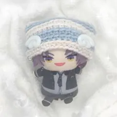 ぬい帽子 天使の羽付き ゆめかわ ネコ耳 ニット帽 にじぱぺっと ぬい服