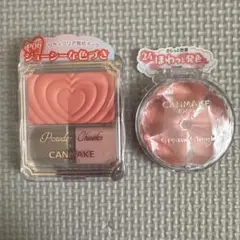 CANMAKE パウダーチークスA P06 & クリームチーク 24
