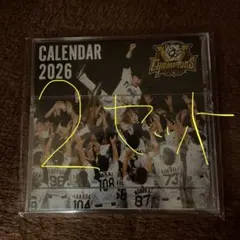2026年 阪神チーム　優勝記念カレンダー　卓上カレンダー　2個のサムネイル