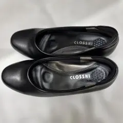 CLOSSHI ブラックパンプス