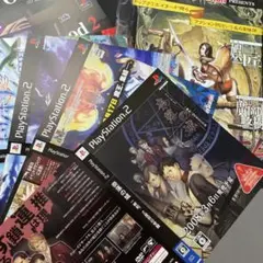 PS2 販促用ゲームチラシ 16種セット