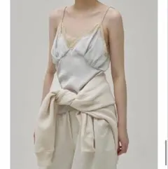 todayful Tapeyarn Jacquard Camisole サックス - メルカリ