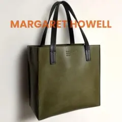 MARGARET HOWELL idea ロゴ エンボス レザー トートバッグのサムネイル