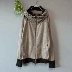 Nota Bene〔M〕カジュアル◎フード収納可能◎2wayジップアップパーカー