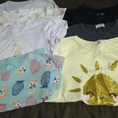 女の子 120 半袖Tシャツまとめ 夏服 肌着 パジャマ