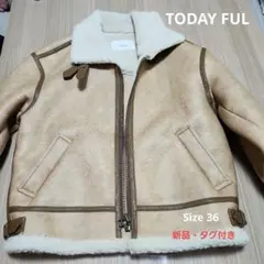todayful B3 Fight Jacketベージュ