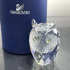スワロフスキー置物ふくろう 【18000円→15000円お値下げ。】 楽天市場】スワロフスキー フクロウ ゴールデンチーククリスタル M