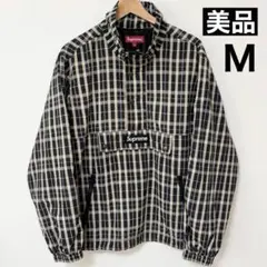 Supreme Nylon Plaid Pullover チェック M - メルカリ