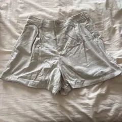 UNIQLO リネンコットンショートパンツ ベージュ　L