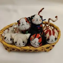 かわいい猫のぬいぐるみ 6匹セット