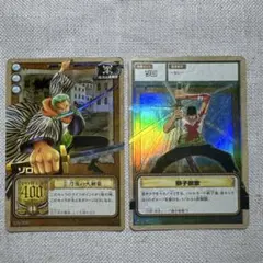 【極美品】ワンピース 旧カード　ゾロ　三刀流の大剣豪　LK-C02 旧ワンピースカード ゾロ 三刀流の大剣豪 - メルカリ