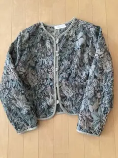 SELECT MOCA ゴブラン織り ノーカラージャケットのサムネイル